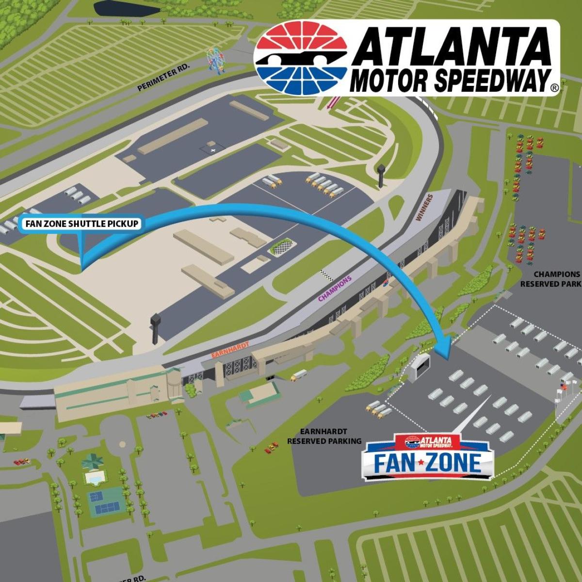 New express shuttle added between infield and fan zone for NASCAR